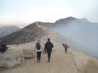 ijen crater on top